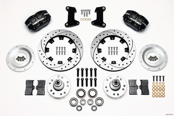 Brake Kit Front Mustang II 12.19in Drilled