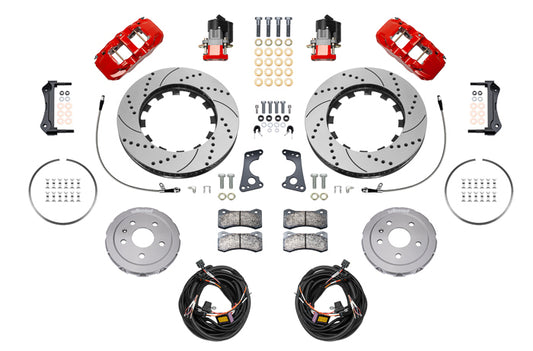 Brake Kit Rear Corvetee C8 Aerolite 4R Drilled