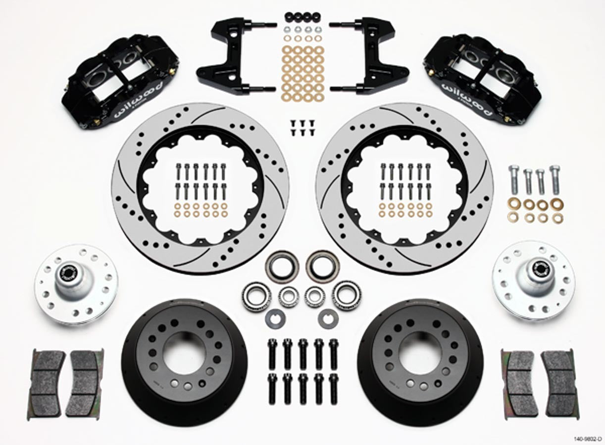 Brake Kit Front 74-78 Pinto / Mustang Drilled