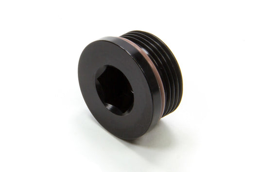 -16 ORB Internal Hex Port Plug Alum. - Black