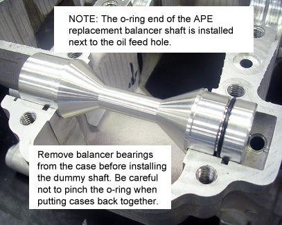 GSXR1000 CRANK BALANCER DUMMY SHAFT