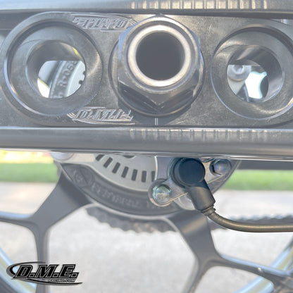 DME Racing ZX14 Rear Brake Caliper Eliminator Spacer with Sensor Mount