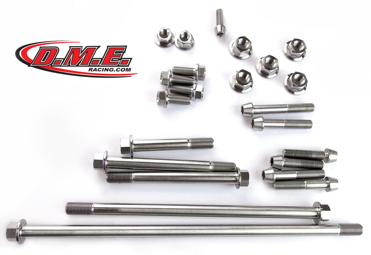 DME Racing Hayabusa Titanium Engine and Suspension Bolt Kit