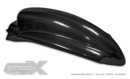 Carbon X Hayabusa Cut Rail Tail Section - Carbon Fiber