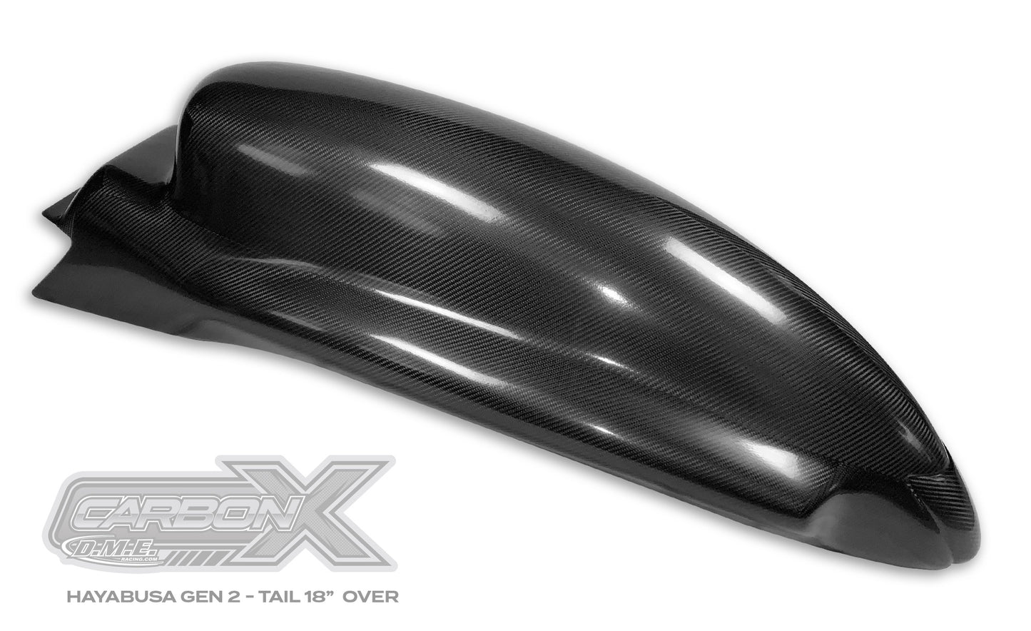 Carbon X Hayabusa Cut Rail Tail Section - Carbon Fiber