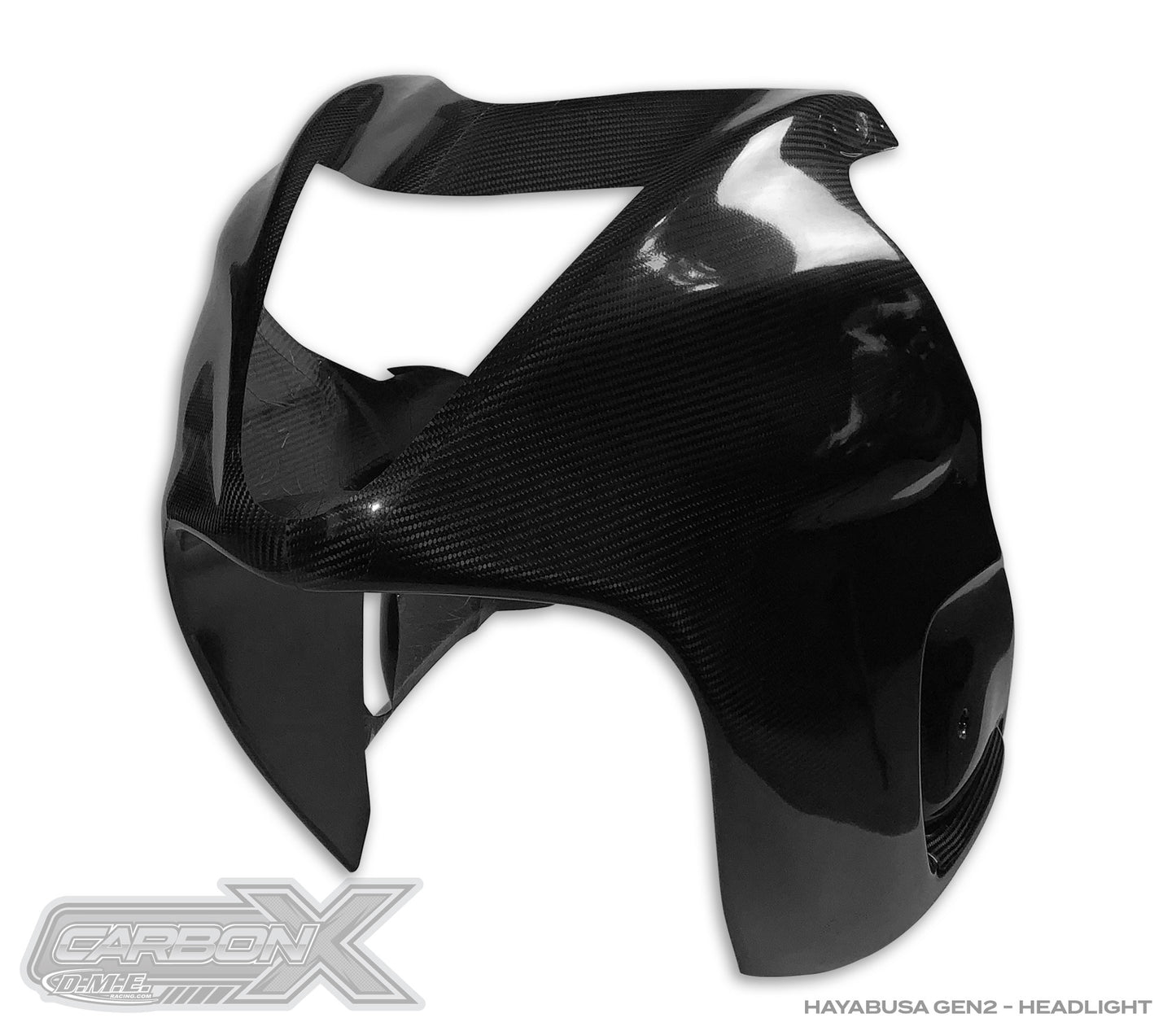 Carbon X Hayabusa Front Fairing 3/4 Upper - Carbon Fiber