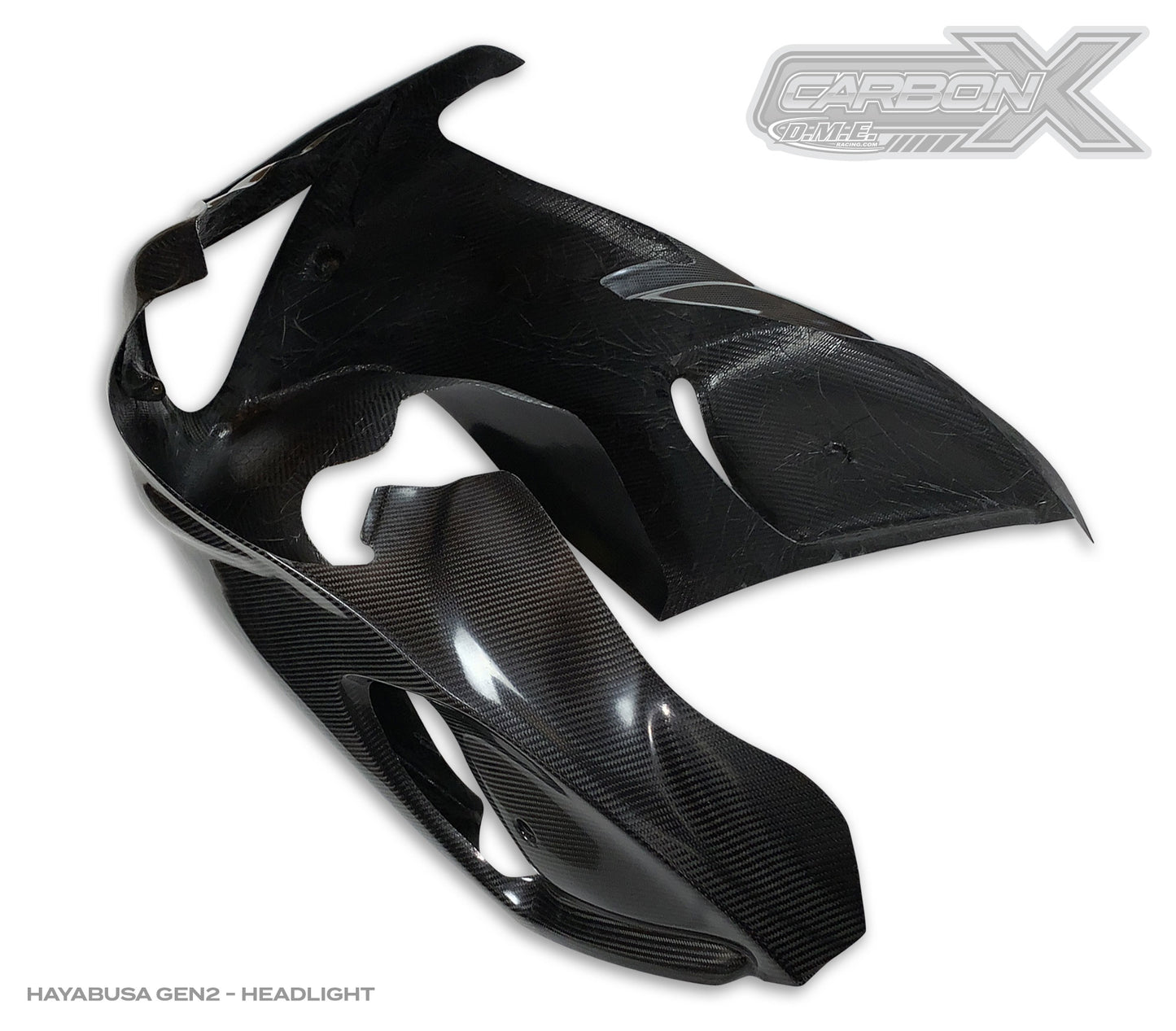 Carbon X Hayabusa Front Fairing 3/4 Upper - Carbon Fiber