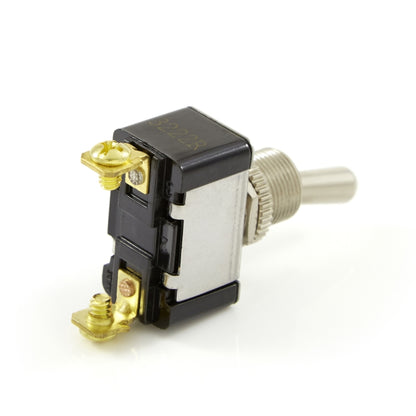 Cole Hersee 5520 Standard Heavy-Duty Metal Toggle Switch with Sealing O-Ring, SPST, 25A, On-Off